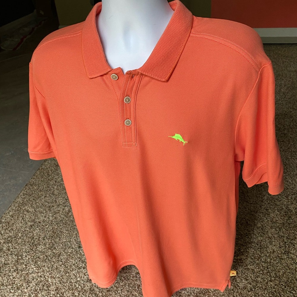 *Tommy Bahama* Supima men’s bright casual golf polo shirt - L - flawless!